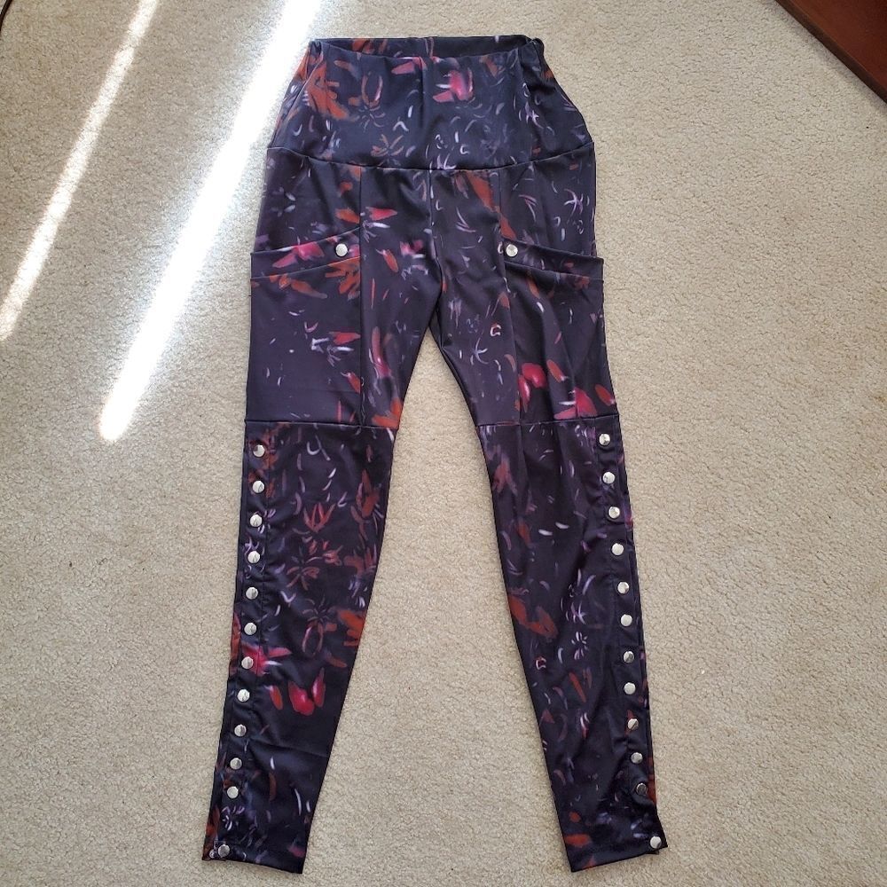 MissLook Multicolor Fancy Leggings Size X-small